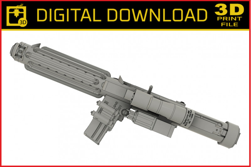 E-11 Stormtrooper Blaster Rifle STL Files