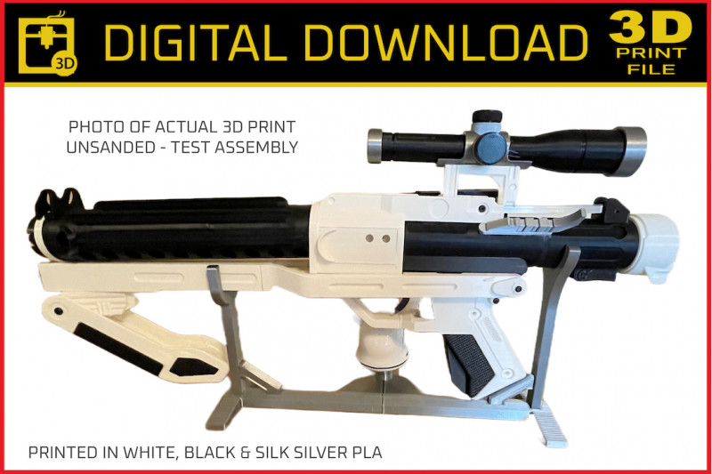 F-11D First Order Blaster Rifle STL Files
