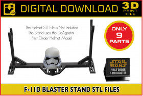 F-11D Blaster Stand STL Files