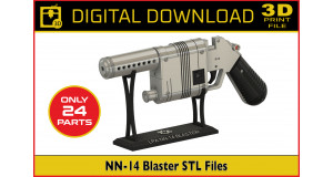 NN-14 Blaster Pistol STL Files