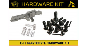 E-11 Stormtrooper Blaster Rifle STL Hardware Kit