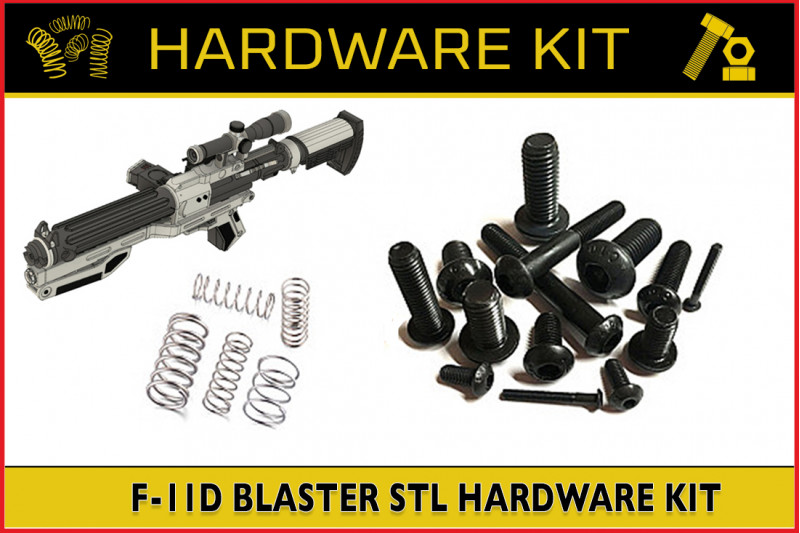 F-11D First Order Blaster Rifle STL Hardware Kit