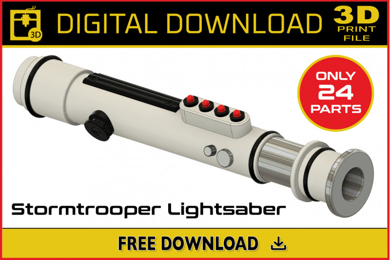 Stormtrooper Lightsaber STL Files